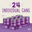 Alimento Húmedo Carnivore Cravings para Gato sabor a atún silvestre picado caja de 24