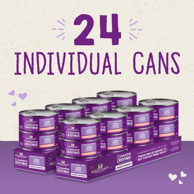 Alimento Húmedo Carnivore Cravings para Gato sabor a atún silvestre picado caja de 24