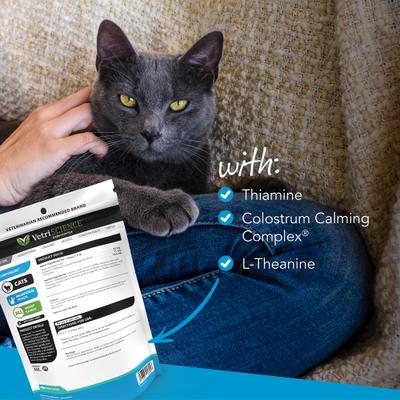 Composure - Masticables blandos con sabor a trucha, suplemento calmante para gatos, 30 unidades