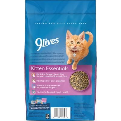 9Lives, Kitten Essentials, pollo + pescado de mar, 1.13 kg.
