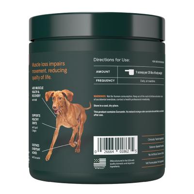 Gránulos con sabor a cerdo HMB Healthy Muscle & Strength para perros, bolsa de 8.47 oz
