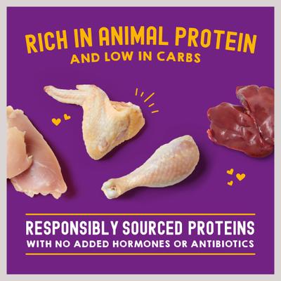 Alimento Húmedo para Gato Morsels crudo liofilizado Alimento para Gato 8 oz Salmón y caballa