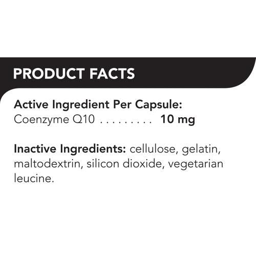 Cápsulas de coenzima Q10 de 10 mg, suplemento cardíaco para gatos y perros, 100 unidades
