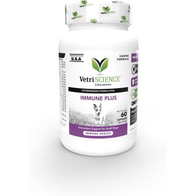 Immune Plus - Refuerzo inmunológico para perros pequeños, 60 unidades