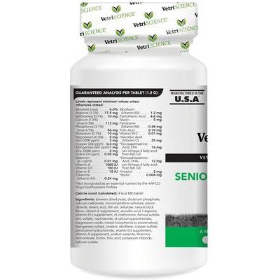 Multivitamínico masticable Canine Plus para perros mayores, 60 comprimidos
