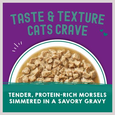 Alimento Húmedo Carnivore Cravings Morsels N Gravy para Gato sabor Salmón y Macarela 12 pack
