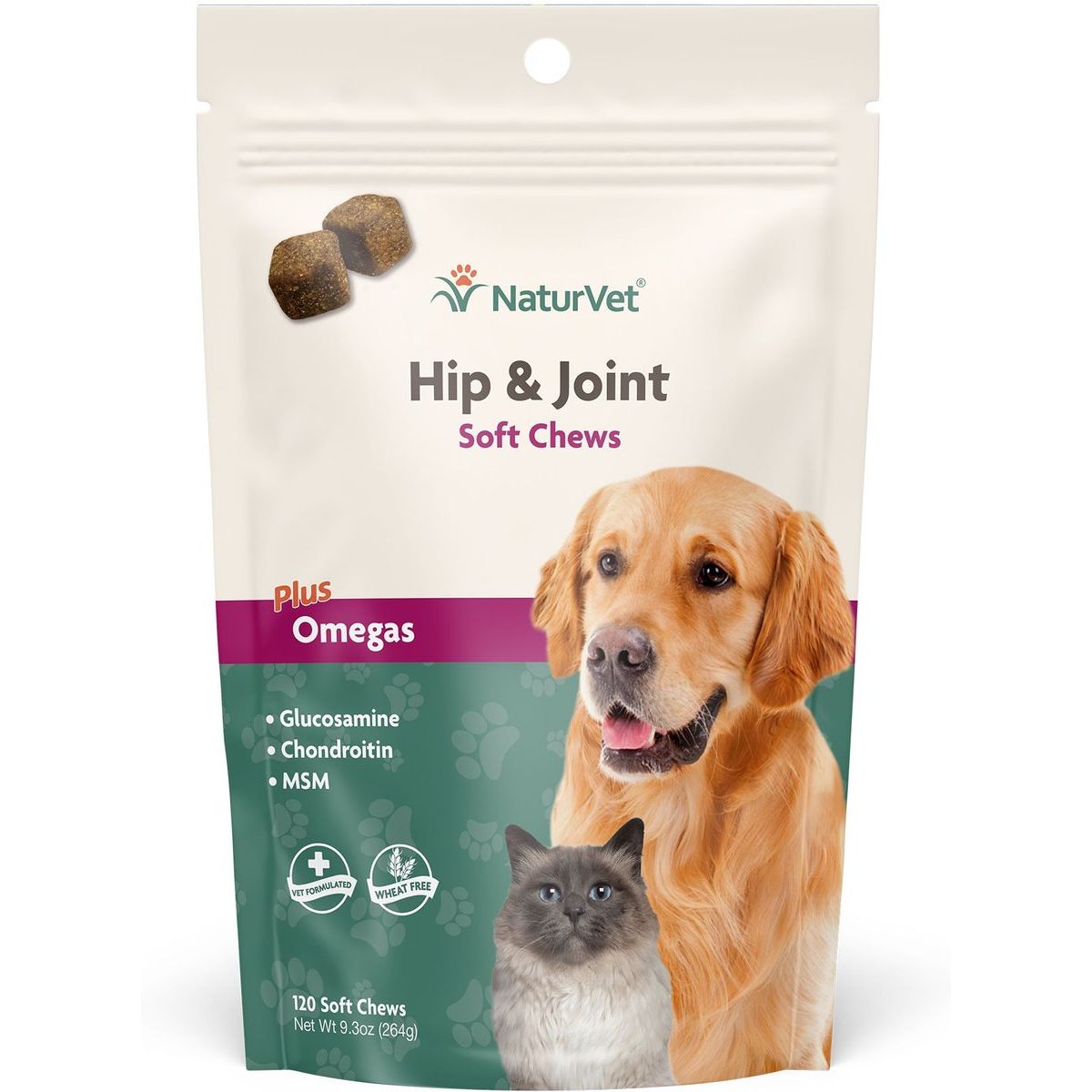 Hip & Joint Soft Chews Joint Supplement. 120 chews.