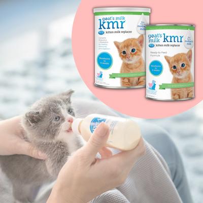PetAg, Goat's Milk KMR Kitten Milk Replacer Liquid, Ready-to-Feed, 325 ml.