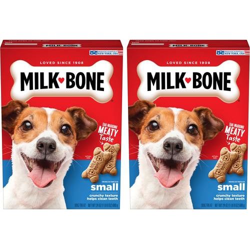 Milk-Bone Original Small, galletas crujientes sabor Res para perros pequeños, 4.54 kg