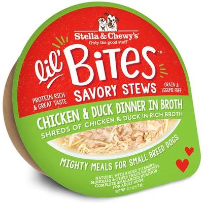 Alimento Húmedo Lil Bites Savory Stews para Perro de Raza Pequeña 12 pack