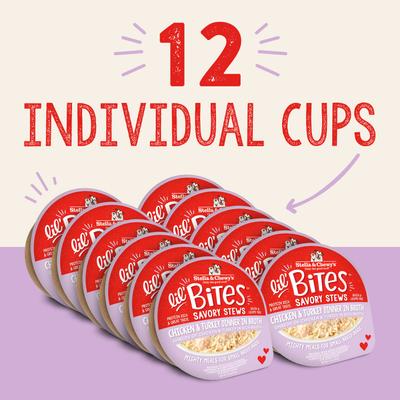 Alimento Húmedo Lil Bites Savory Stews para Perro de Raza Pequeña 12 pack