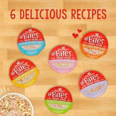 Alimento Húmedo Lil Bites Savory Stews para Perro de Raza Pequeña 12 pack Chicken & Turkey