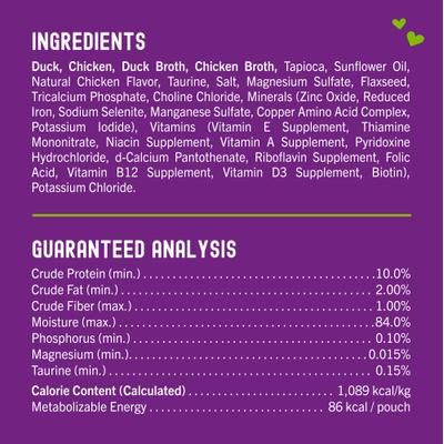 Alimento Húmedo Carnivore Cravings Savory Shreds para Gato sabor Pato y Pollo 24 pack