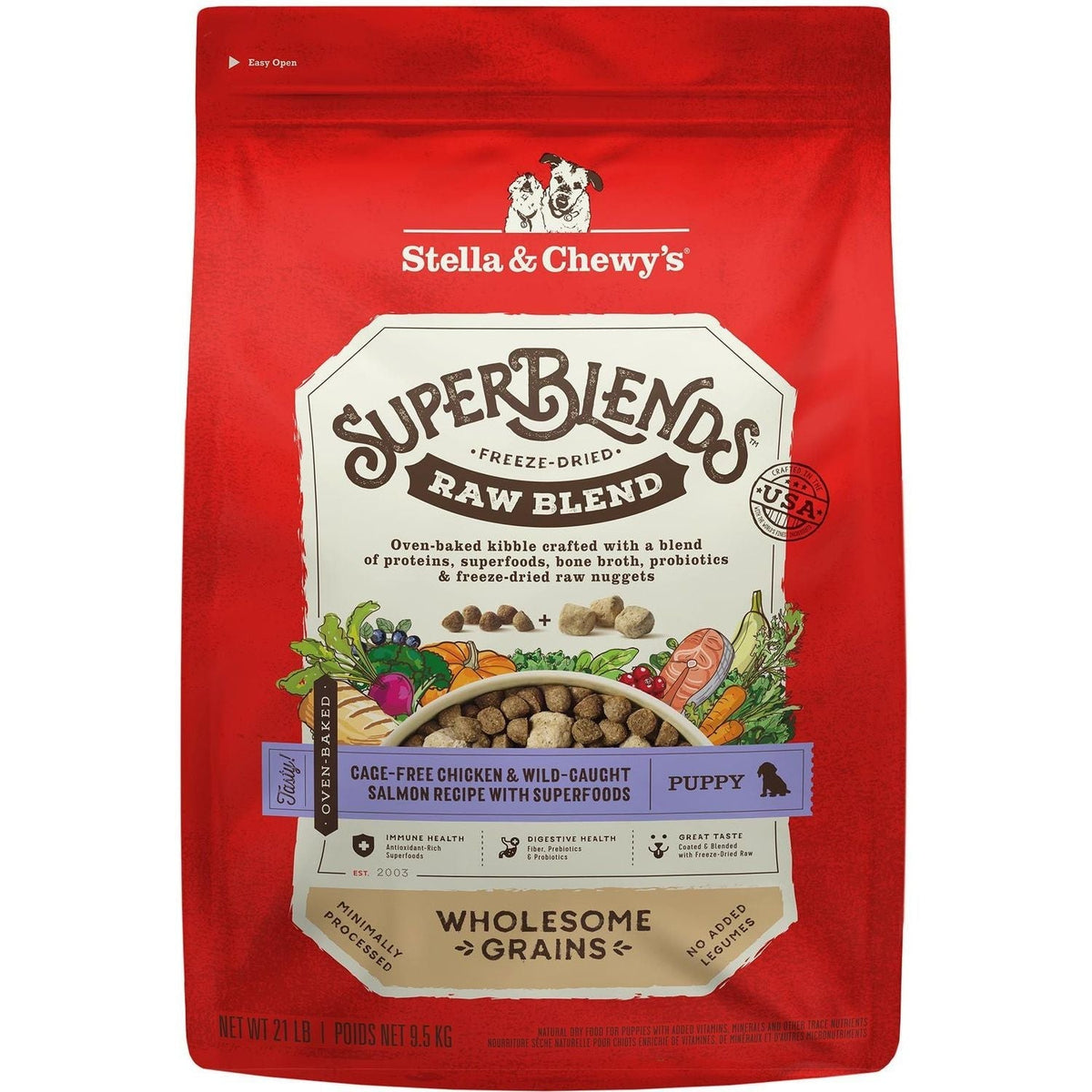 SuperBlends Raw Blend Puppy Chicken & Salmon / 9.5 kg