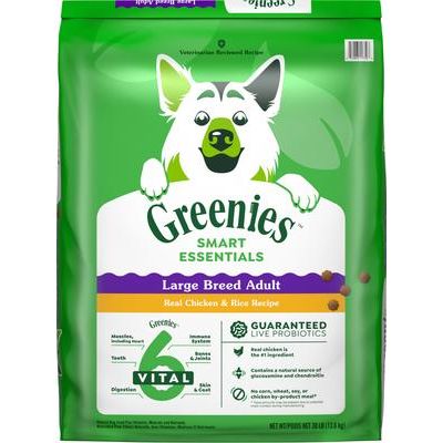 Alimento Seco para Perros Adultos de Razas Grandes, alto contenido proteico, pollo real y arroz
