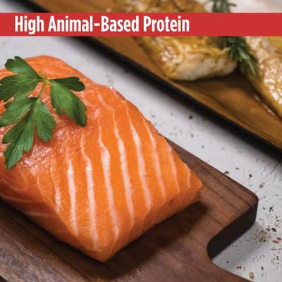 Nulo, FreeStyle Chunky Broth Salmon & Mackerel, Salmón + Caballa en Caldo para Hidratación y Topper, Gatos, 80 g × 24 bolsas