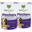 Pinchers Pill Hiding - Golosinas probióticas para perros con sabor a mantequilla de cacahuete, 45 unidades, 2 unidades