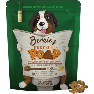 Bernie's, Perfect Poop, fibra + prebióticos + probióticos + enzimas, varios sabores, 120 / 363 / 850 g.