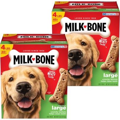 Milk-Bone Original Small, galletas crujientes sabor Res para perros pequeños, 4.54 kg