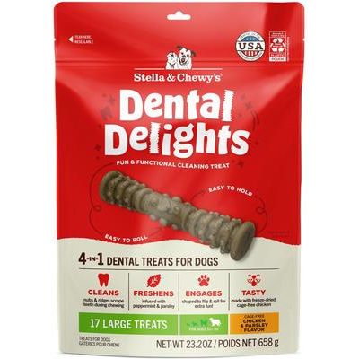 Premios Dentales Dental Delights para Perro Grande sabor Pollo y Perejil 156 g. 156 gr.
