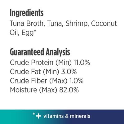 Nulo, FreeStyle Silky Mousse Tuna & Shrimp, mousse húmedo sin granos para gatos, Atún + Camarón, 79 g × 24 bolsas