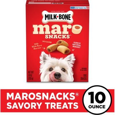 Premios de médula ósea real para perros MaroSnacks, caja de 10 oz
