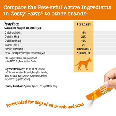 Probiótico en Polvo para Digestión de Perros sabor Calabaza 30 unidades