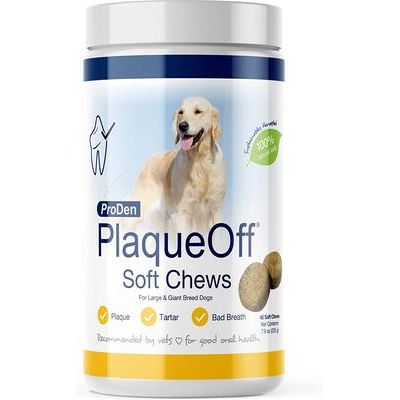 ProDen, PlaqueOff Soft Chews Dogs Large & Giant, A.N ProDen, 45 / 90 masticables.