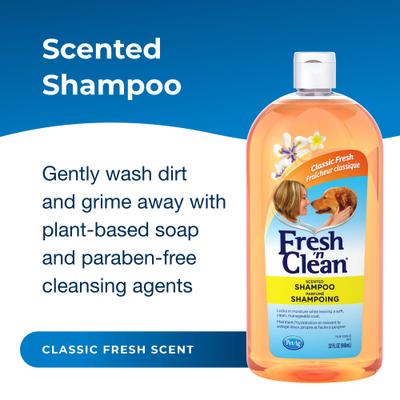 PetAg, Fresh 'n Clean Scented Shampoo, Classic Fresh Scent, 532 ml / 946 ml / 3.78 L.