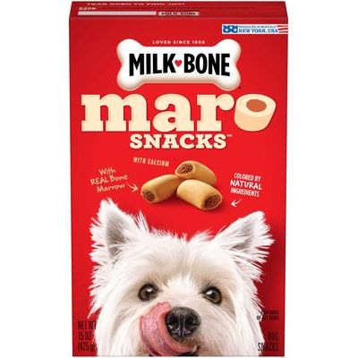Premios de médula ósea real para perros MaroSnacks, caja de 10 oz