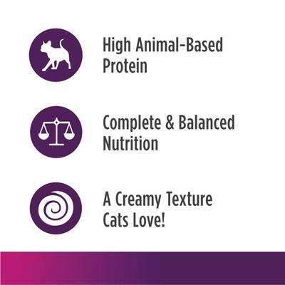 Nulo, FreeStyle Silky Mousse Beef & Sardine, mousse húmedo sin granos para gatos, Res + Sardina, 79 g × 24 bolsas