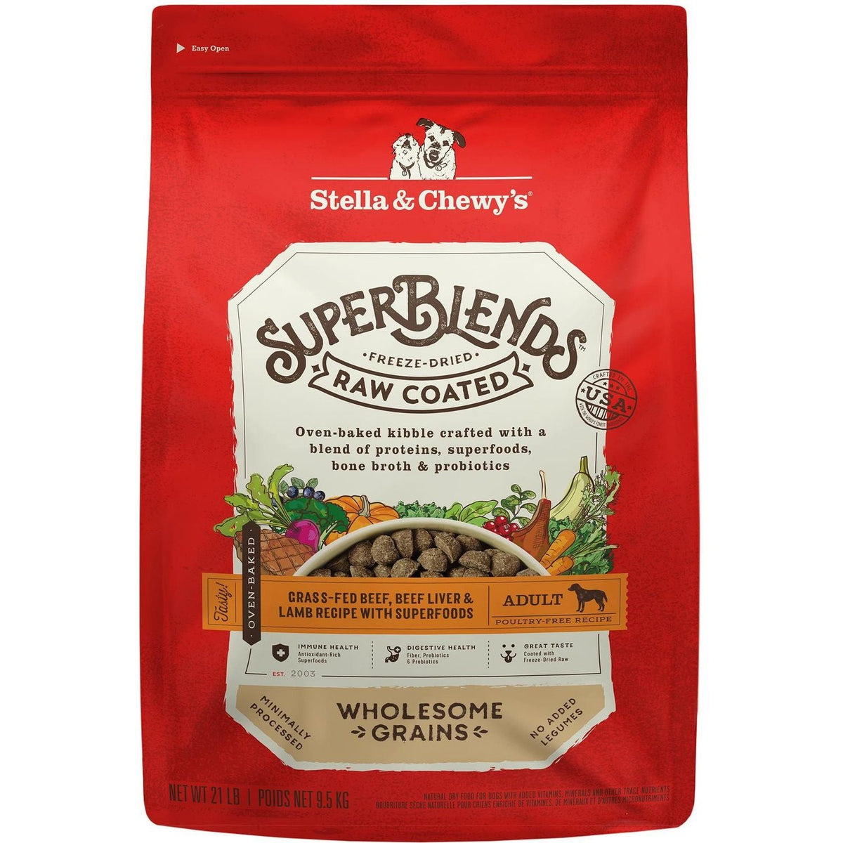 SuperBlends Raw Coated Beef Liver & Lamb 9.53 kg