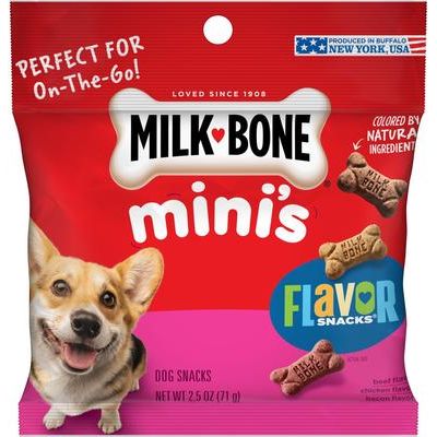Milk-Bone Mini's Flavor Snacks To-Go, 2.5 oz, 71 g