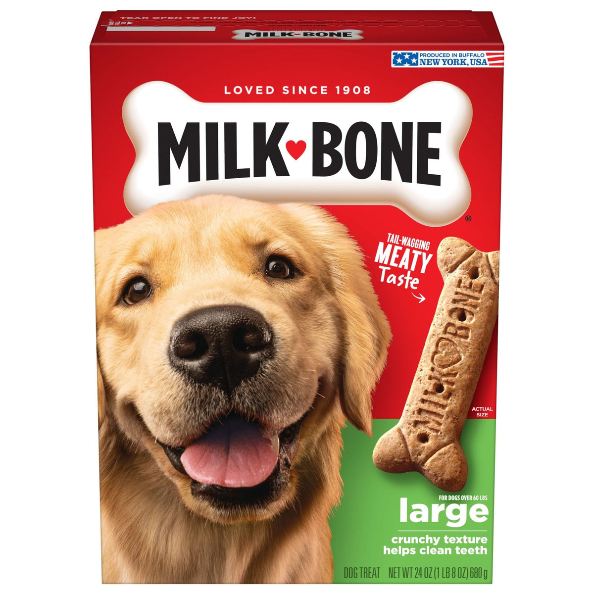 Milk-Bone Original Large galletas 24 oz caja 680 g