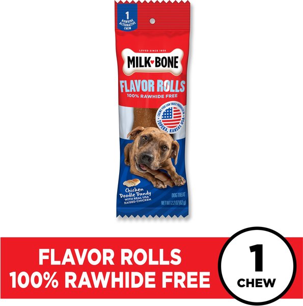 Milk-Bone Flavor Rolls Pollo Real, empaque individual de 1 unidad