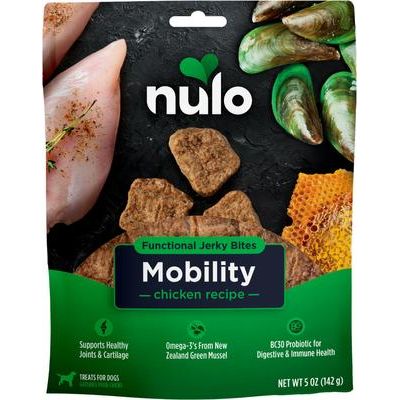 Nulo Functional Jerky Bites Mobility Chicken, 5 oz