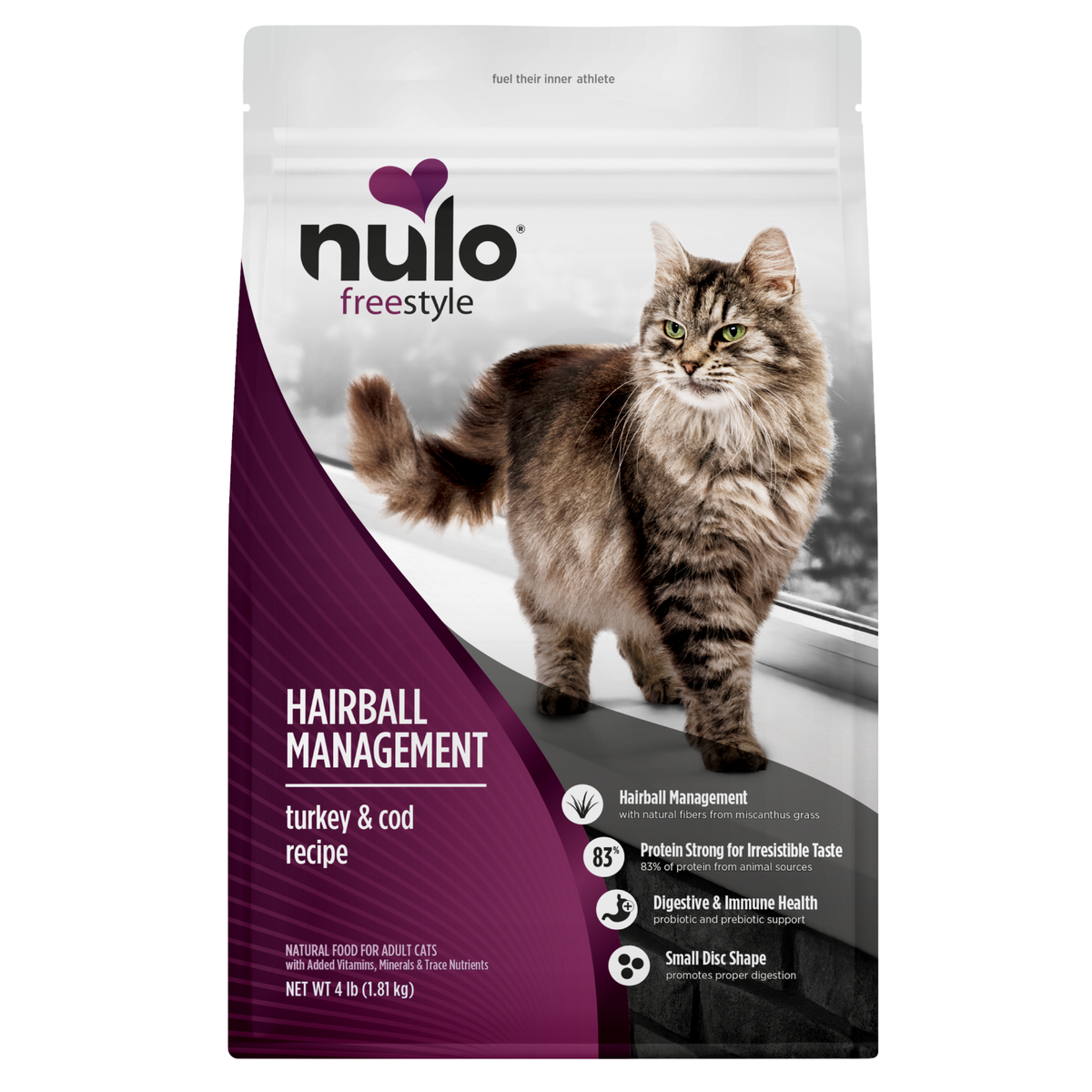 Nulo FreeStyle Hairball Management Turkey & Cod, 1814 g