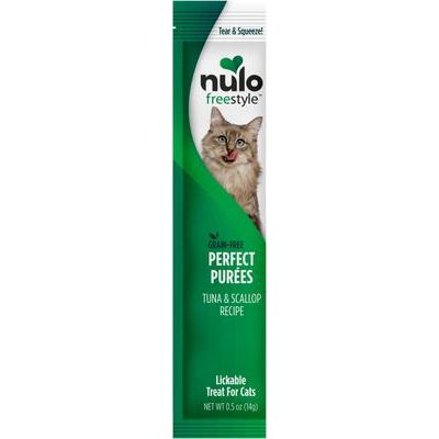 Nulo FreeStyle Perfect Purées Tuna & Scallop, 48 tubos de 14 g