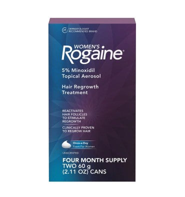 Rogaine para Mujer en Espuma, 5% Minoxidil,  caja para 4 meses