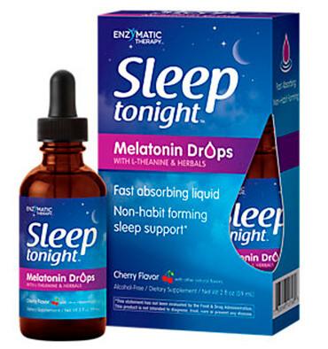 Sleep Tonight, Melatonina líquida, 59 ml.