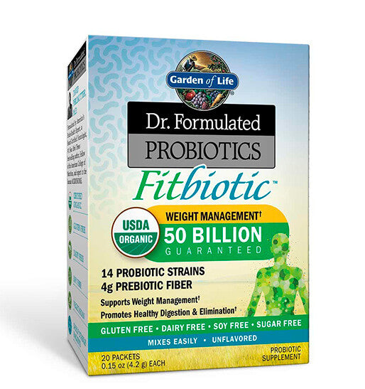 Probióticos FITBIOTIC 50 billones. 20 sobres
