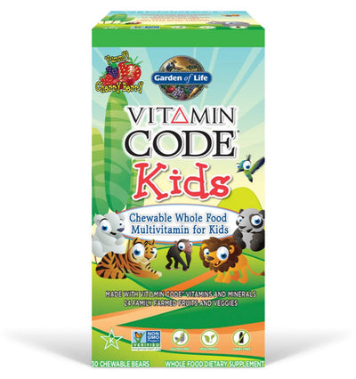 Multivitamínico para Niños Masticable sabor Berries. 30 Ositos.