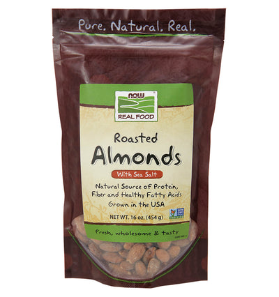 Almendras Tostadas, con Sal de Mar, 454 gr.