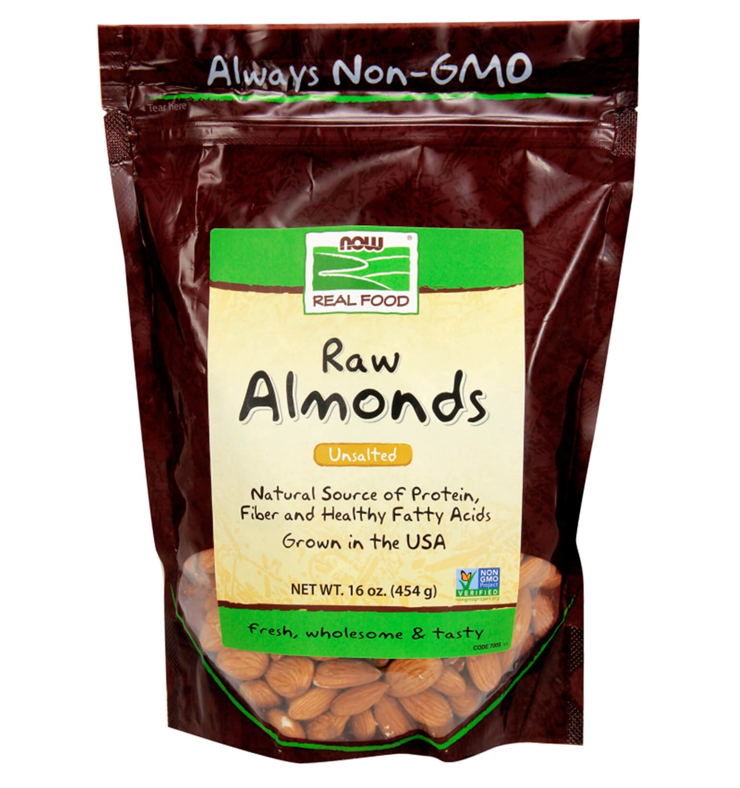 Almendras RAW sin Sal, 454 gr.