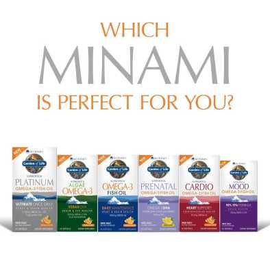 Minami, Omega 3 Platinum Premium, 1 cápsula diaria. 60 cápsulas blandas