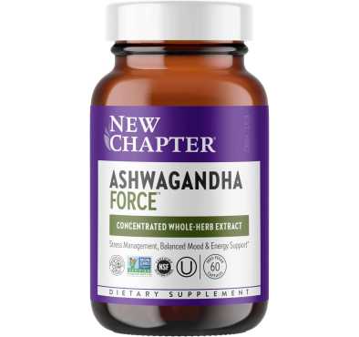 Ashwagandha Force. Herbal, Manejo de Estrés. 60 Cápsulas