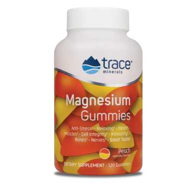 Gomitas de Magnesio sabor Durazno. 120  gomitas