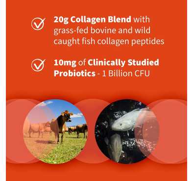 Péptidos de Colágeno (20 gr) de Pescado y Bovino. . 270 gr.