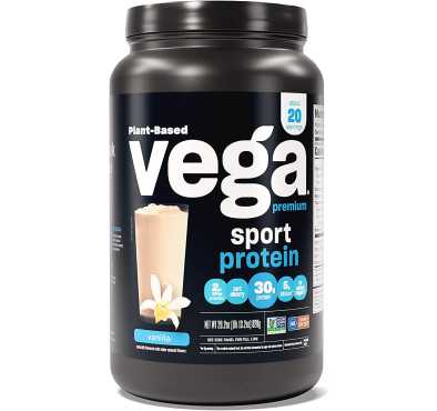 Proteína VEGA SPORT Vegetal, sabor Vainilla, 828 gr.