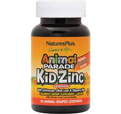 Zinc para Niños, sabor Mandarina, 90 caramelos